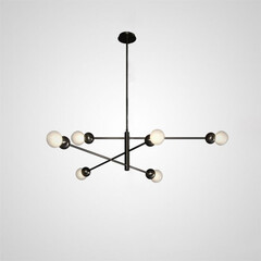 Люстра На Штанге Salme L6 A Black By Imperiumloft, фото 