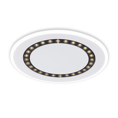 Светильник светодиодный потолочный с пультом FL51402 WH белый 3000K/4200K/6400K 56W D485*40 (ПДУ ИК), фото 