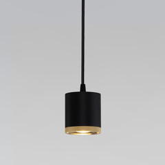 Светильник подвесной светодиодный 12W 4200K чёрный 50243 LED, фото 