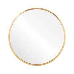 Золотое настенное зеркало "Урсула", фото 