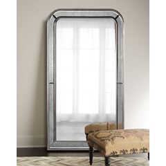 Серебряное зеркало в полный рост "Вустер", фото 