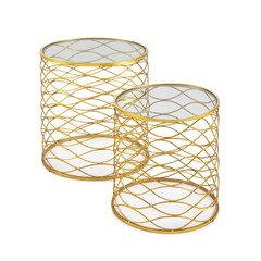 Комплект приставных столиков "Эйлин" LouvreHome LHST611RJ, фото 