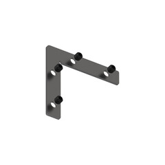 Комплект угловых соединителей (4шт.) для профилей SLOTT for Denkirs Smart TR2019-AL, фото 