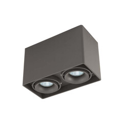 Накладной светильник под сменную лампу Donolux DL18611/02WW-SQ Shiny black, фото 