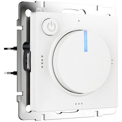 Терморегулятор электромеханический для теплого пола (белый матовый) W1151161, фото 