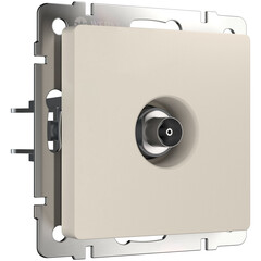 ТВ-розетка оконечная (айвори матовый) W1183062, фото 