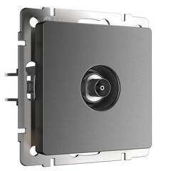 ТВ-розетка оконечная (графит матовый) W1183064, фото 