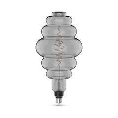 Лампа светодиодная филаментная Gauss E27 8,5W 1800K серая 161802005, фото 