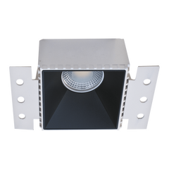 Встраиваемый светодиодный светильник под сменную лампу, черный Donolux DL18892/01SQ Black, фото 