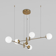 Подвесной светильник 70146/6 латунь, фото 