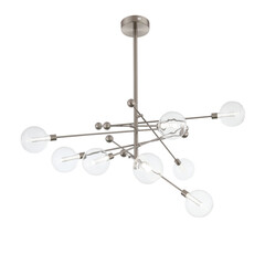 SL377.342.08 Люстра потолочная ST-Luce Никель/Прозрачный LED 8*4,5W 4000K GIACIO, фото 