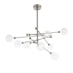 SL377.342.08 Люстра потолочная ST-Luce Никель/Прозрачный LED 8*4,5W 4000K GIACIO, фото 