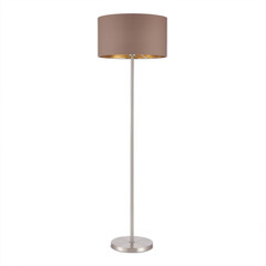 SLE300575-01 Светильник напольный Никель/Темно-бежевый, Золотистый E27 1*40W BRESCIA, фото 