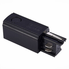 ST030.409.10R Правый Токоподвод для трехфазного шинопровода ST-Luce Черный Трехфазная трековая система, фото 