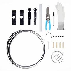 ST962.407.00 Тросовая световая система без источника света ST-Luce Черный RAY, фото 