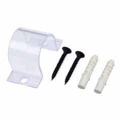 ST981.519.00 Монтажная клипса для неона ST-Luce Белый Гибкий неон, фото 