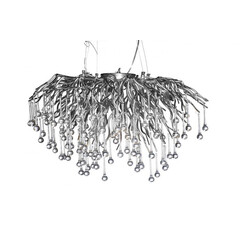 Подвесная люстра Galaxy-light Bijout D80 Серебро ST-5220M SL, фото 