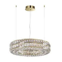 4926/85L L-VISION ODL24 477 золото/металл/хрусталь Люстра LED 85W 4000K 5074Лм PANTA, фото 
