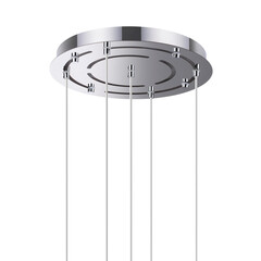 4345/40 HIGHTECH Универсальное круглое основание в цвете хром D400мм MOLTO, фото 