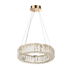 5071/60L HALL ODL24 493 золото/прозрачный/металл/хрусталь/стекло Люстра LED 60W 3700K VERSION, фото 