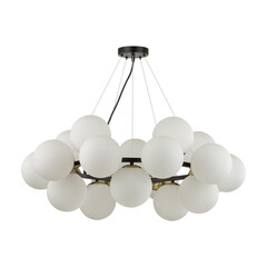 6508/20 MODERNI LN23 черный, белый, бронза Люстра E14 20*40W 220V MELONA, фото 