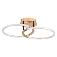 6545/61CL LEDIO LN23 068 золотой, черный Люстра потолочная LED 68W 3000-6000K 4051Лм 220V LARA, фото 