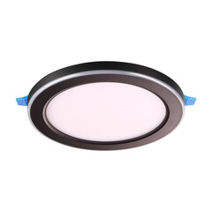 359015 SPOT NT23 297 черный Светильник встраиваемый светодиодный (три сценария работы) IP20 LED 4000К 12W+4W 100-265V 1120Лм SPAN, фото 