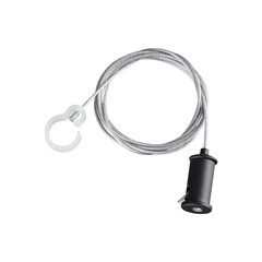 359136 KONST NT23 191 черный Подвесной комплект с 2-х метровым тросом IP20 RAMO, фото 