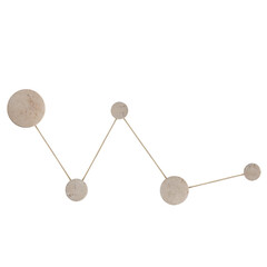 6625/25WL HIGHTECH ODL24 бежевый/металл/травертин Настенный светильник IP20 LED 25W 3000K 220V TRAVERTINO, фото 