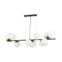 6508/10 MODERNI LN23 черный, белый, бронза Люстра E14 10*40W 220V MELONA, фото 