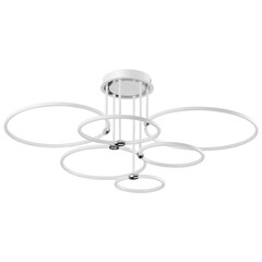 5282/99CL LEDIO LN23 белый, хром Люстра потолочная LED 156W 9899Лм 3000-6000K с пультом ДУ 220V URSULA, фото 