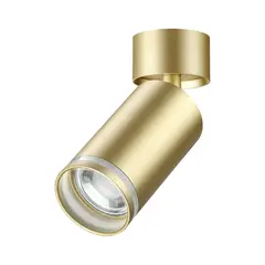 Светильник накладной матовое золото IP20 GU10 9W 220V Novotech Ular 370886, фото 