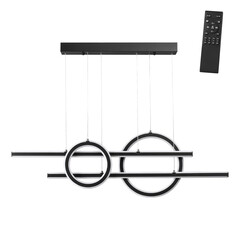 359183 OVER NT23 000 черный Светильник подвесной диммируемый, в комплекте пульт ДУ IP20 LED 4000К 116W 220V ONDO, фото 