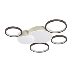 5253/99CL LEDIO LN23 белый, черный Люстра потолочная диммир. с ДУ LED 100W 6600Лм 220V NORBERT, фото 