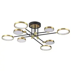4320/75CL MIDCENT ODL22 120 металл/черный с бронзой Потолочный светильник IP20 LED 65W 2677Лм DENZEL, фото 
