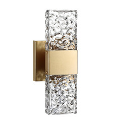 4364/5WL HIGHTECH ODL23 203 матовое золото/металл/стекло Настенный св-к IP20 LED 10W 612Лм 3000K RICCI, фото 