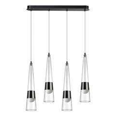 5044/42L L-VISION ODL24 301 глянц.темн.хром/прозрачный/металл/стекло Люстра LED 42W 3000K 4167Лм LUMP, фото 