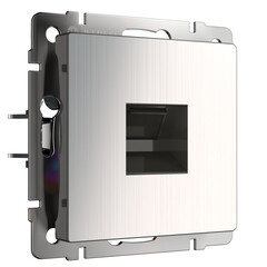 Розетка Ethernet RJ-45 Werkel глянцевый никель W1181002 4690389158247, фото 