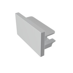 Заглушка торцевая 1шт Unity накладной белый Technical TRA001EC-11W, фото 