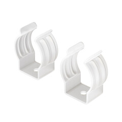 Клипса для гибкого неона 13x13мм 5 шт. Led Strip 20086, фото 