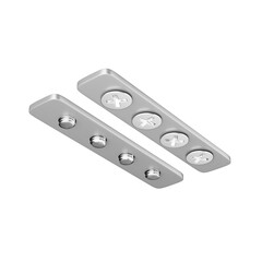 Комплект соединителей прямых для профиля натяжного потолка, 2шт Technical TRA034C-SC-42S, фото 