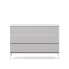 Vedrana Комод с 3 ящиками белый лак 110 x 75 см La Forma (ex Julia Grup) 178376, фото 