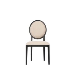 Стул "Эври" LouvreHome LHFDC2194HLN Эври brushed black oak / beige linen, фото 