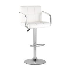 Малави белый, газ-лифт, обивка из искусственной кожи, фото 