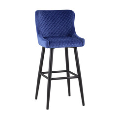 Ститч велюр синий, обивка из мебельной велюровой ткани, фото 