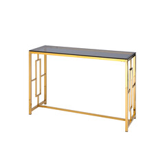 БРУКЛИН 120*40 золото стекло smoke, каркас нержавеющая сталь, фото 