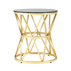 50*50 ВИВА золото стекло черное закаленное каркас нержавеющая сталь, фото 