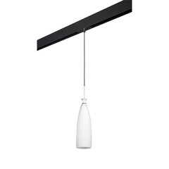 PRO810010 Светильник д/1-фазн трека AGOLA 1х40W E14 ХРОМ/БЕЛЫЙ/ЧЕРНЫЙ (810010+595007), фото 