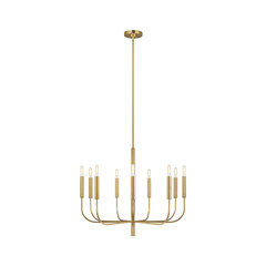 Большая золотая люстра "Уорвик", фото 