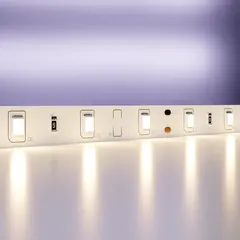 Светодиодная лента 12В 2835 4,8Вт/м 3000K 5м IP20 Led Strip 10102, фото 